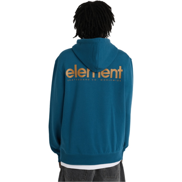 2026 Element Herre Lavt Simple Logo Hoodie ELYSF00267 - Mallard Blue